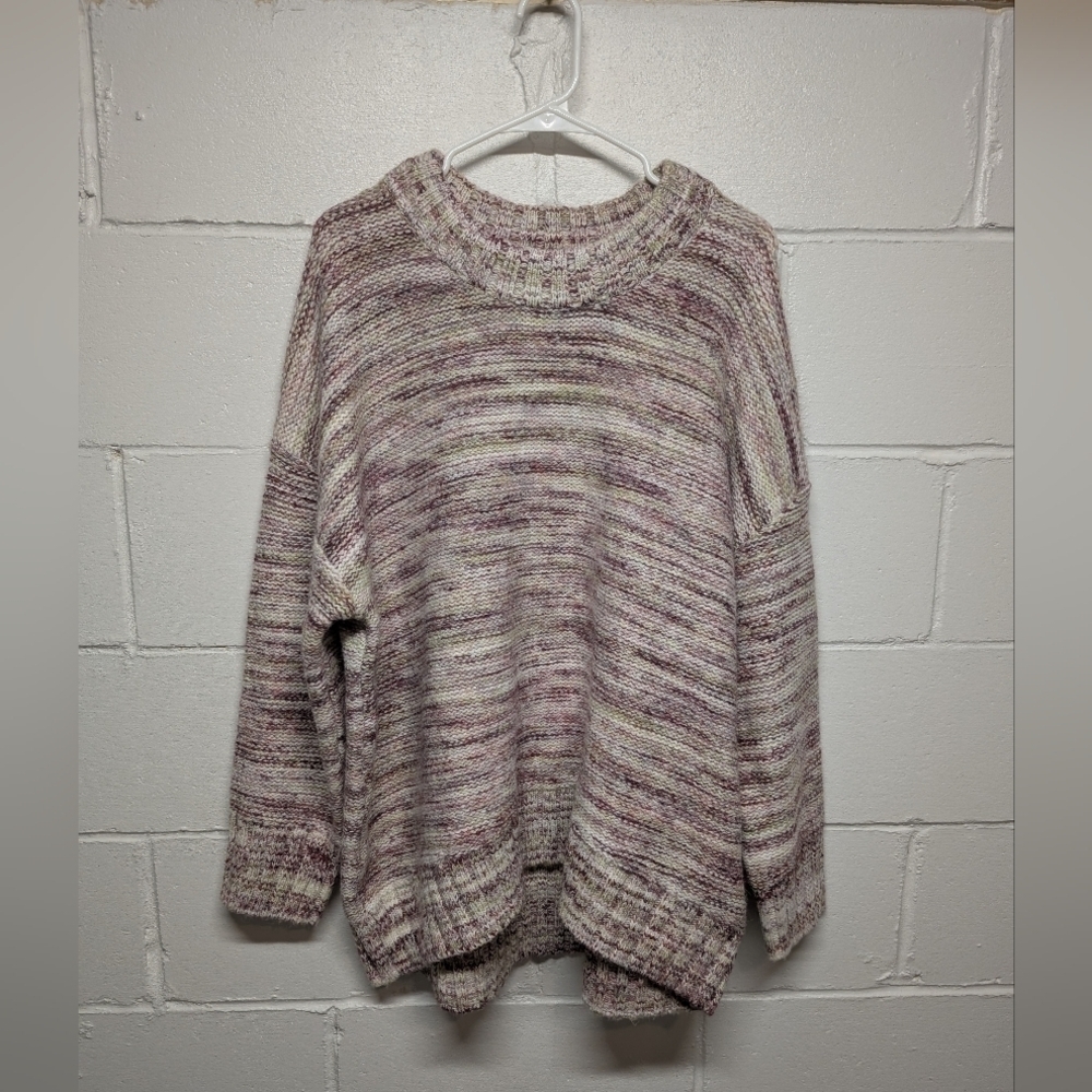 OLD NAVY Women's Multicolor Oversize Warm Space Dye Knit Sweater NWT (XXL)